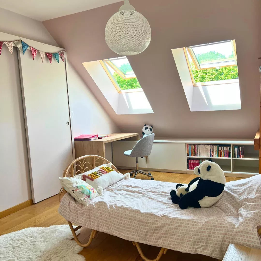 Chambre d’enfant sous combles – Mettray (37)
