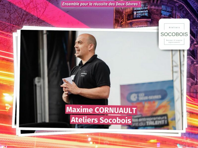 Maxime Cornuault participe à "Nos entrepreneurs ont du talent !"
