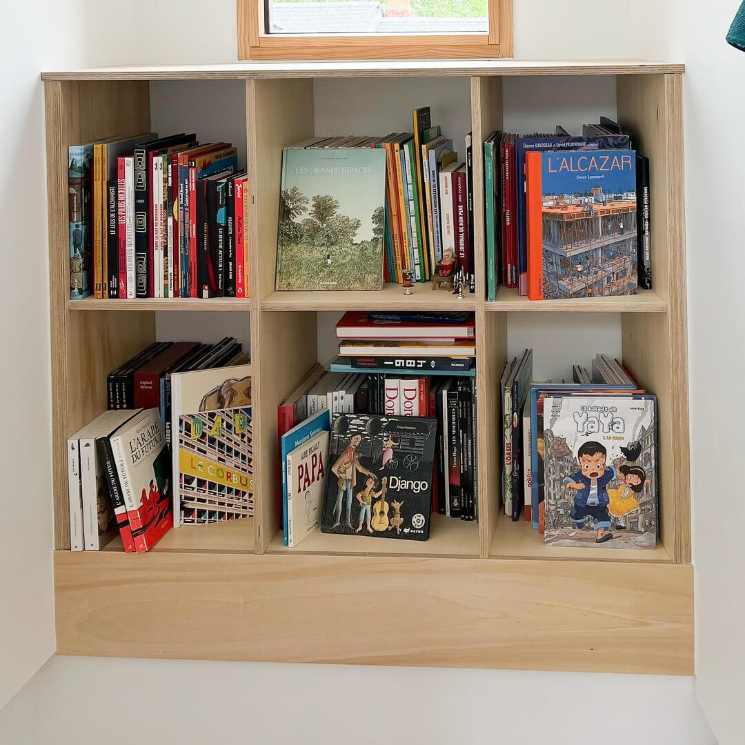 Escalier avec bibliothèque - Tours (37)