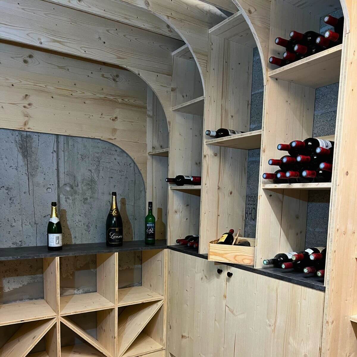 Cave en bois sur-mesure - Tours (37)