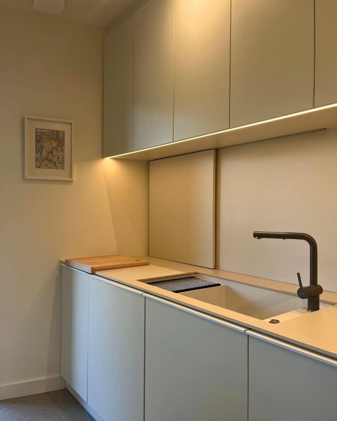 Cuisine moderne avec séparation vitrée - Poitiers (86)