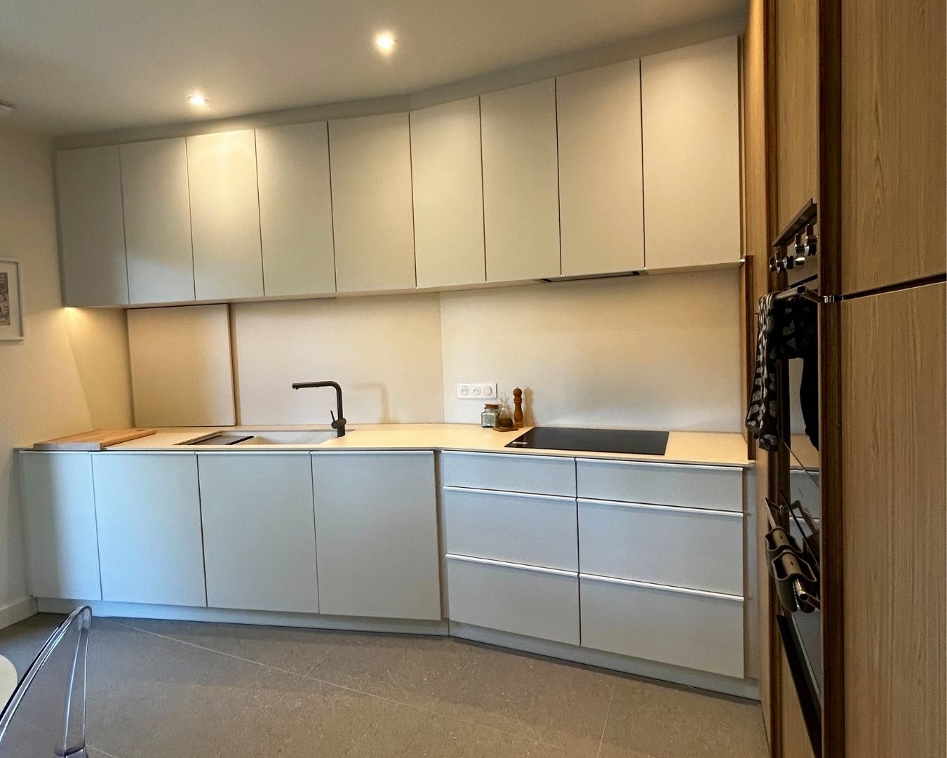 Cuisine moderne avec séparation vitrée - Poitiers (86)