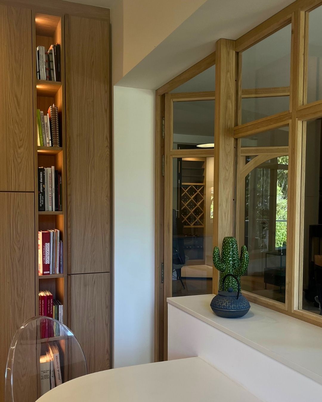 Cuisine moderne avec séparation vitrée - Poitiers (86)